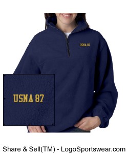 USNA 87 Navy Fleece Design Zoom